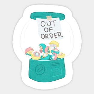 Out of Order Sticker